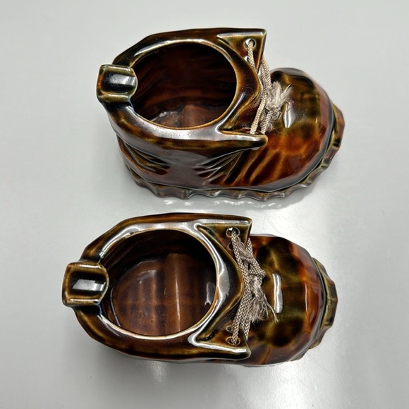 Vintage ceramic boots ( Ashtray ) 1950-60 from Japan like new - Picture 8 of 10